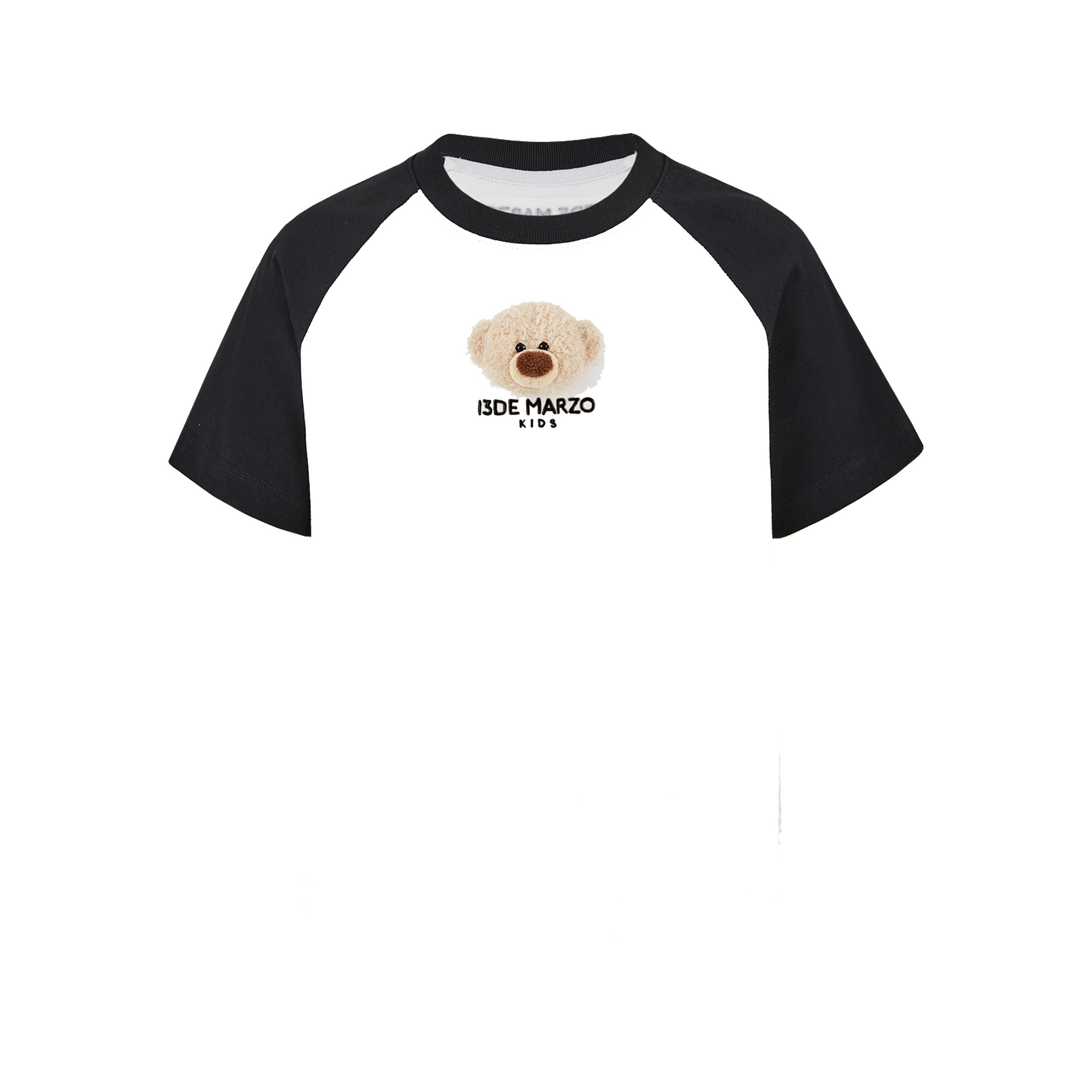 13DE MARZO BabyBear Raglan T-shirt Black