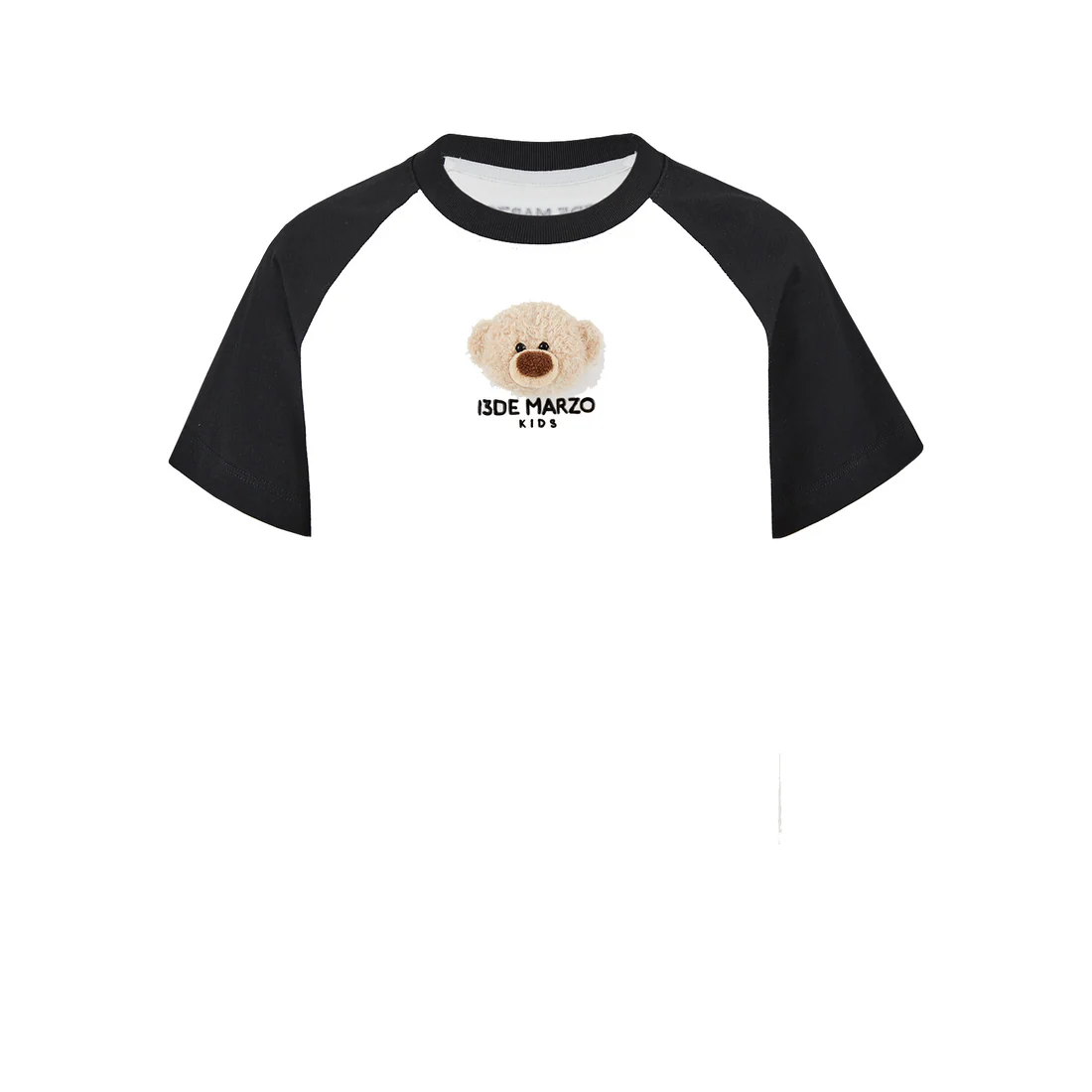 13DE MARZO BabyBear Raglan T-shirt BLACK