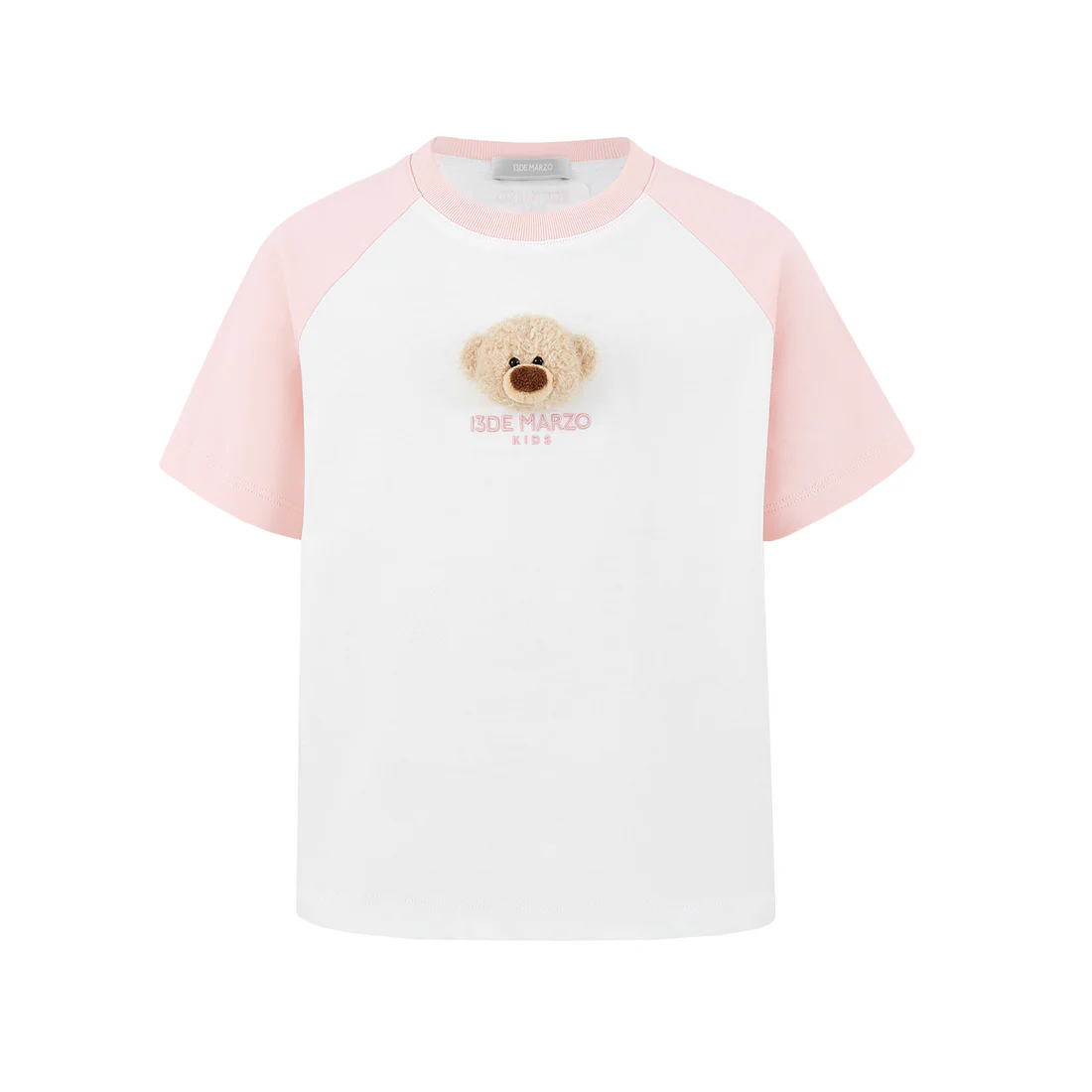 13DE MARZO BabyBear Raglan T-shirt Pink