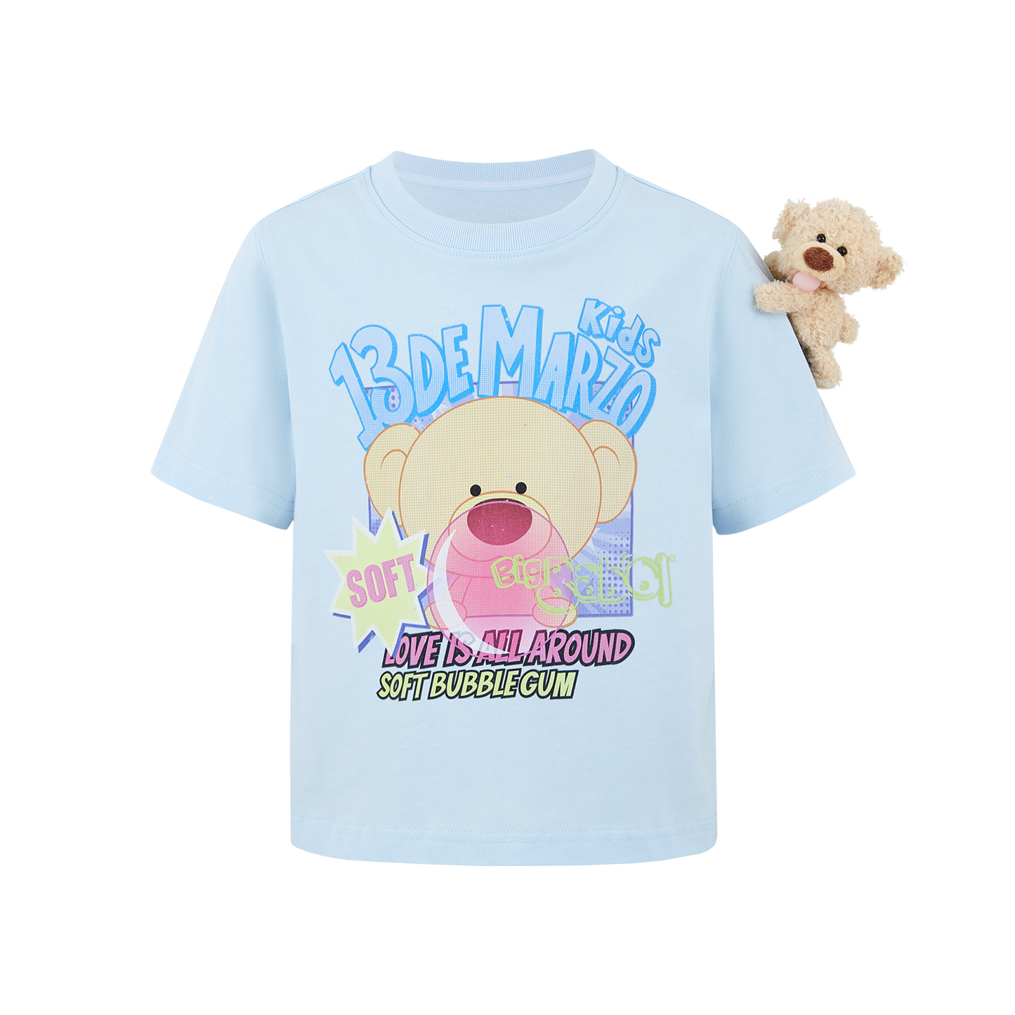 13DE MARZO BabyBear Bubblegum T-shirt Blue