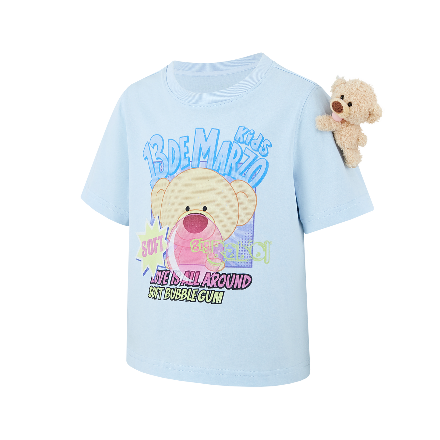 13DE MARZO BabyBear Bubblegum T-shirt Blue