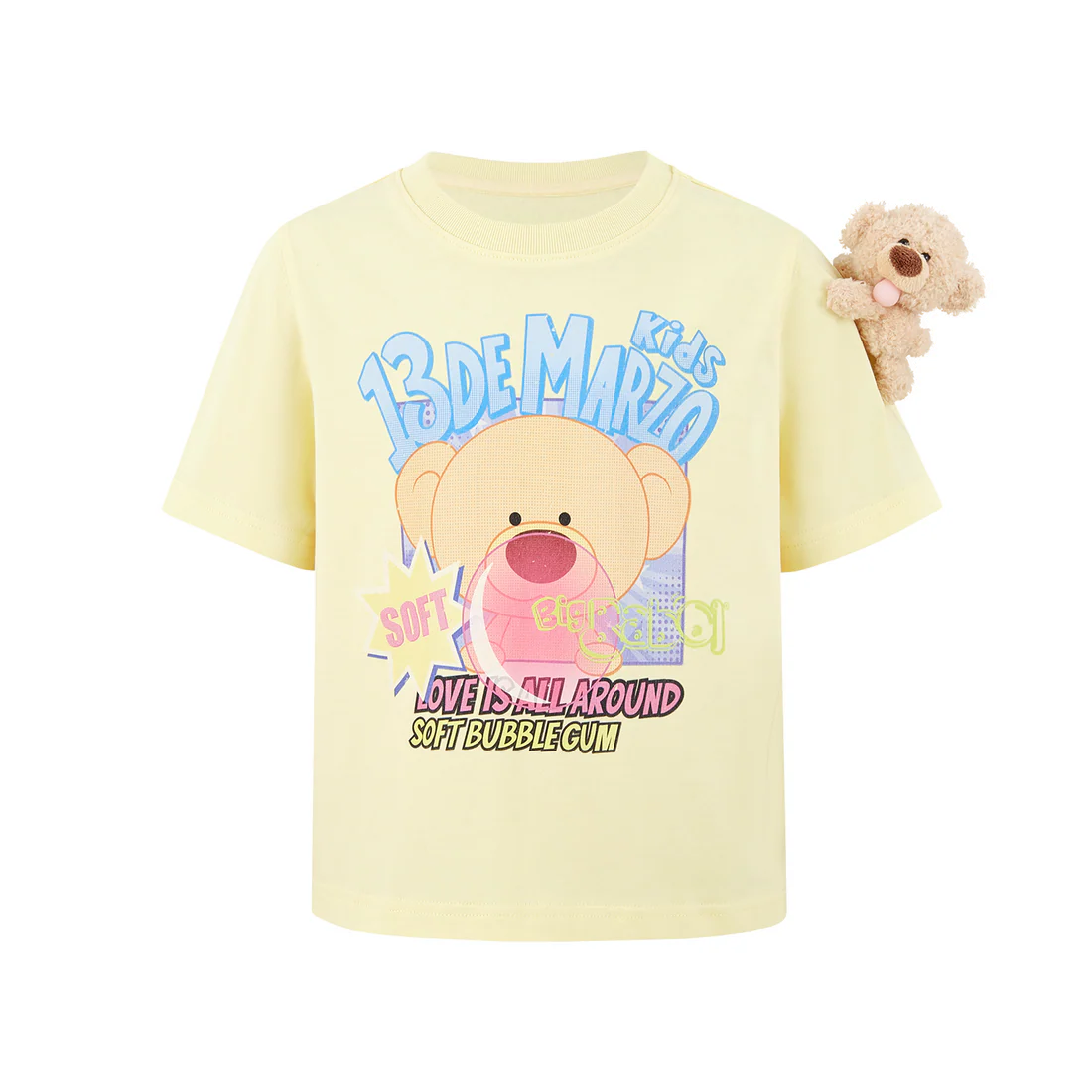 13DE MARZO BabyBear Bubblegum T-shirt Yellow