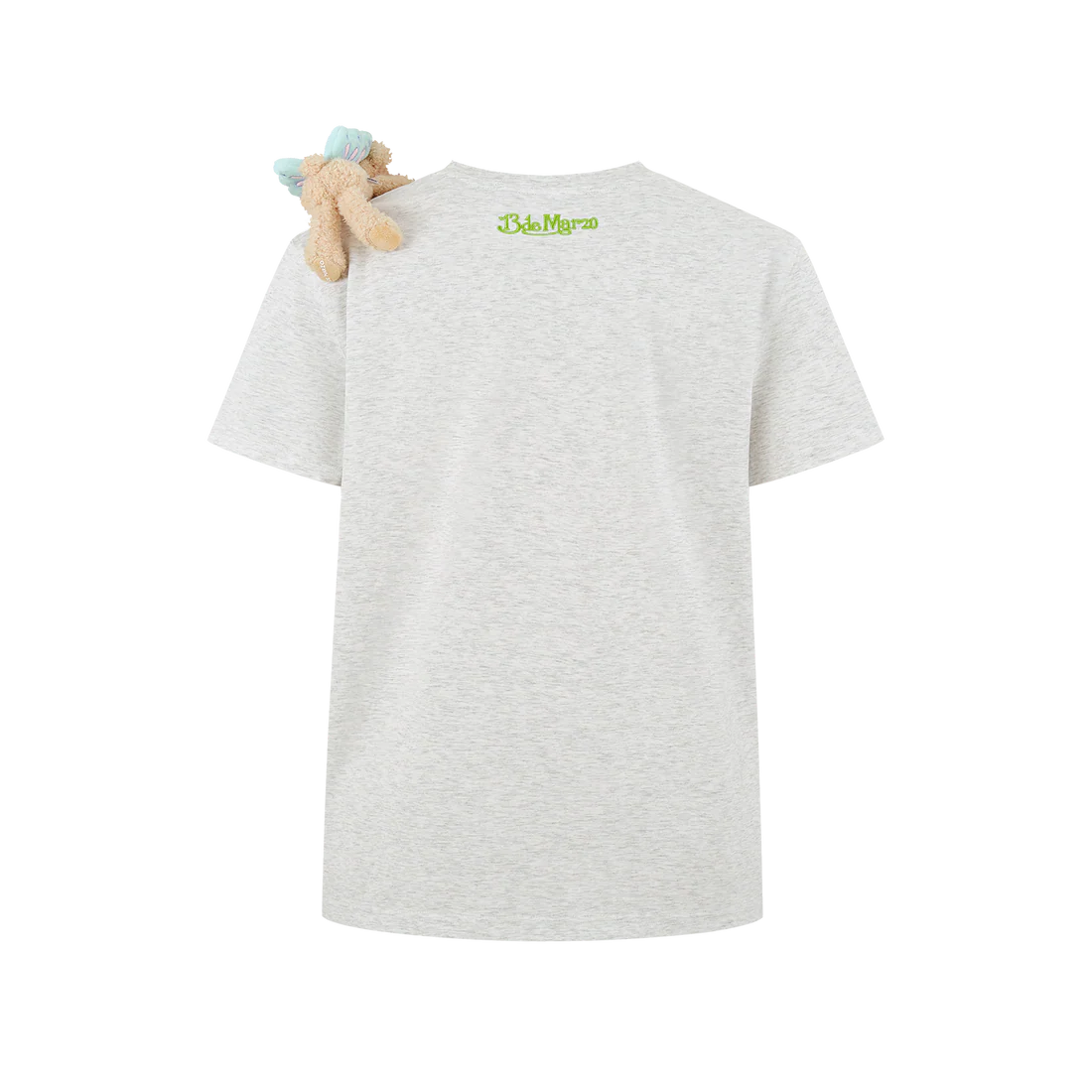 13DE MARZO Floral Bear Illustration T-Shirt