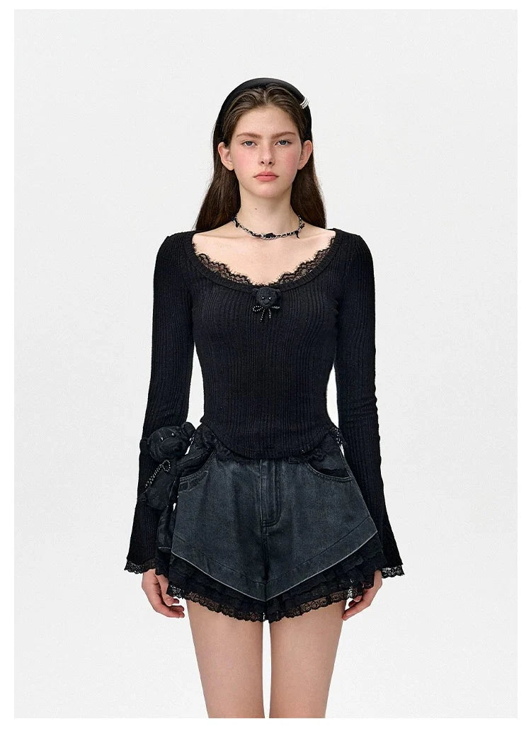 13DE MARZO Bear Lacy Undertee