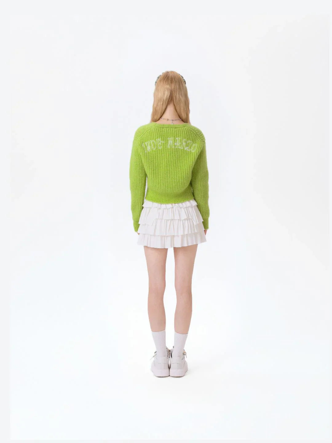 13DE MARZO Doozoo Cuddle Button Cardigan Green