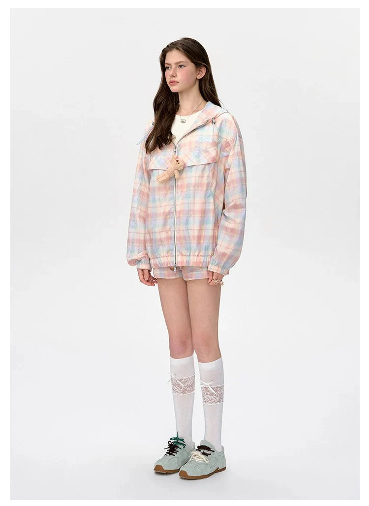 13DE MARZO Bear Thin Trainer Coat Pink