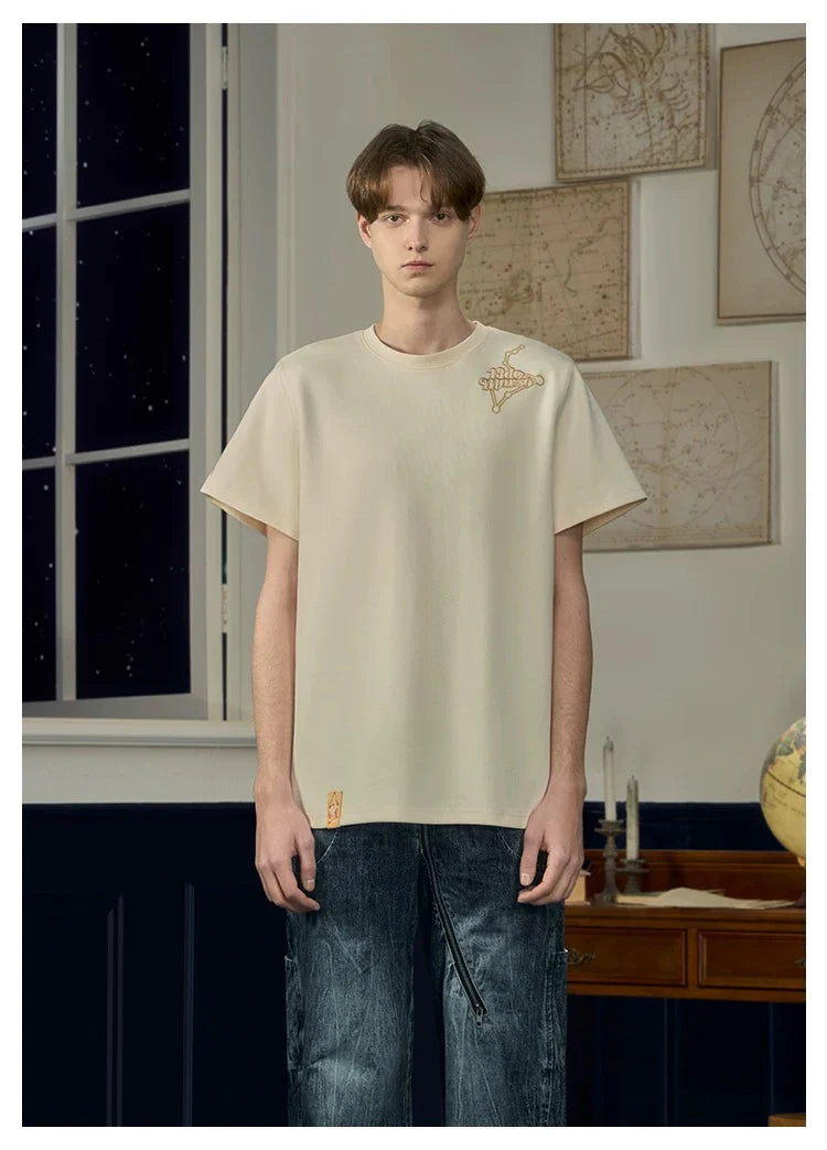 13DE MARZO Constellation Series T-shirt Leo