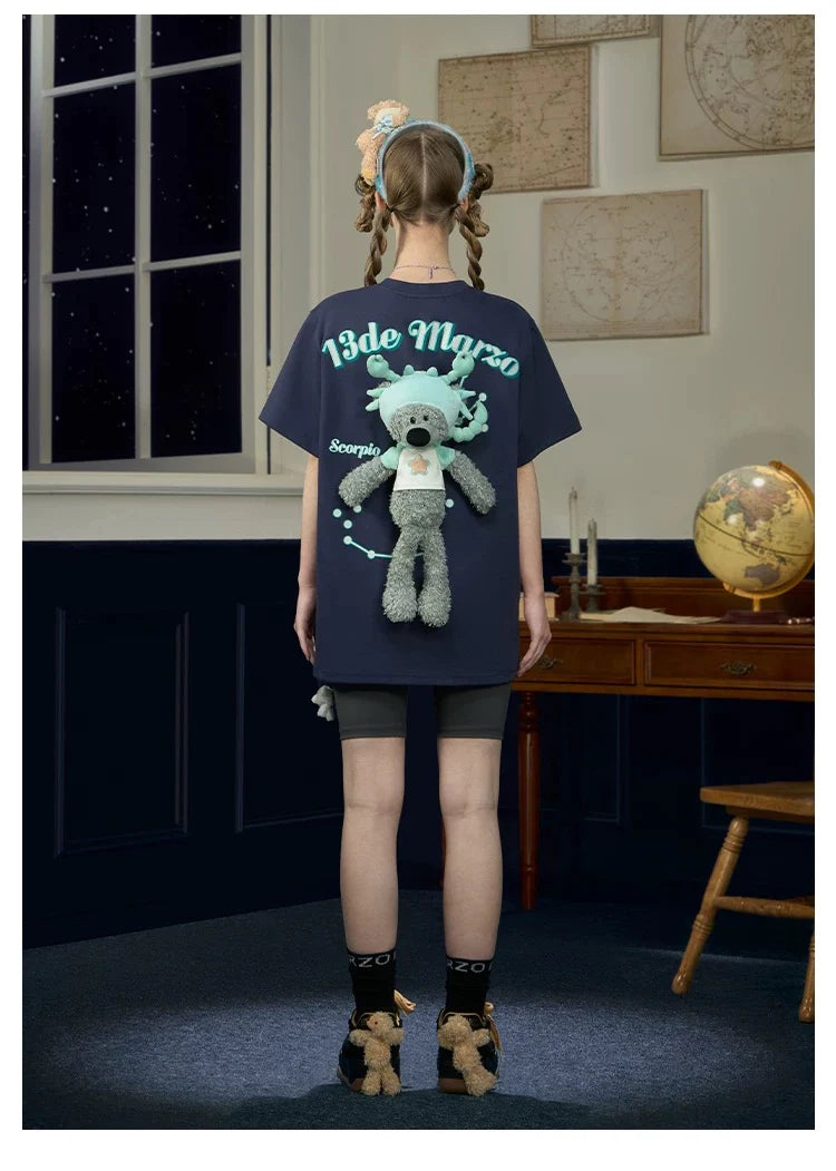 13DE MARZO Constellation Series T-shirt Scorpio