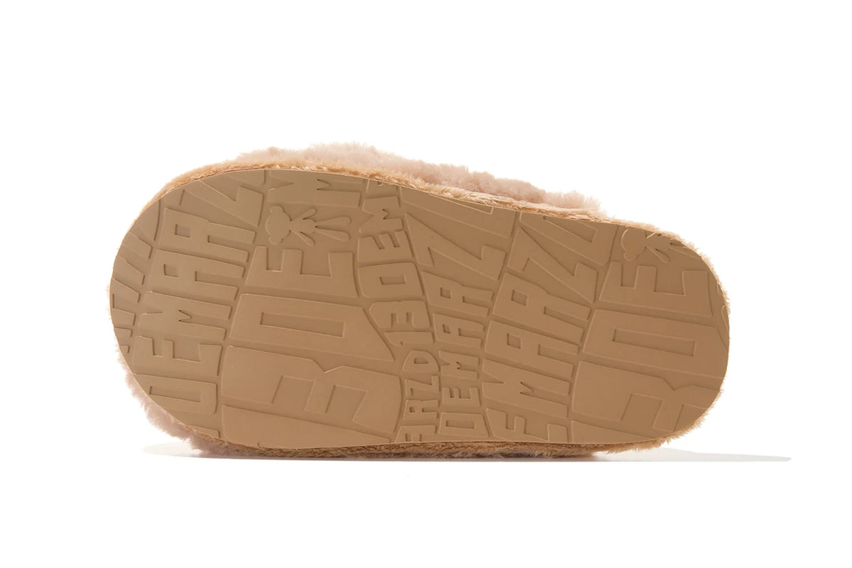 13DE MARZO Indoor Plush Slippers Khaki
