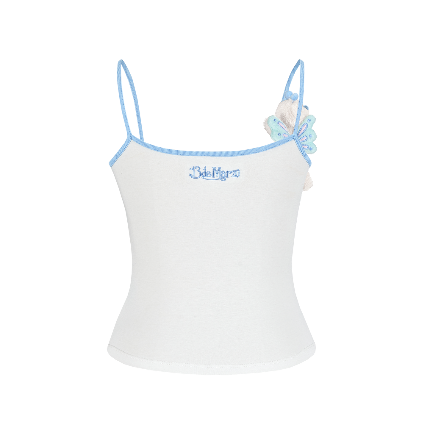 13DE MARZO Butterfly Bear Print Camisole