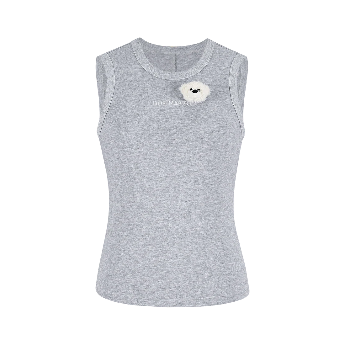 13DE MARZO Bear Base Vest Grey
