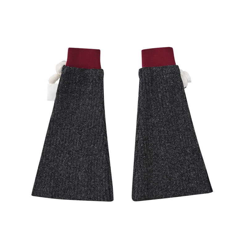 Harry Potter × 13DE MARZO Hedwig Hogwarts Bear Leg Warmer - Grey