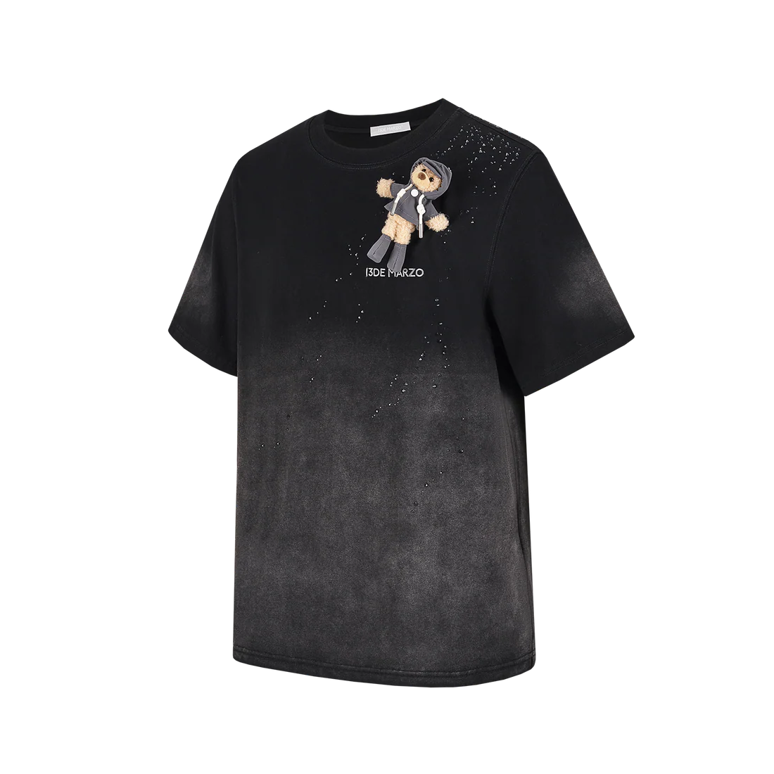 13DE MARZO Rainy Day T-shirt Black
