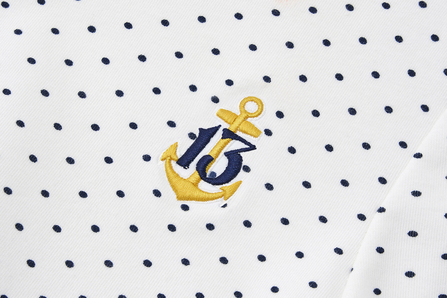13DE MARZO Sailor Bear Polka Dot  T-Shirt