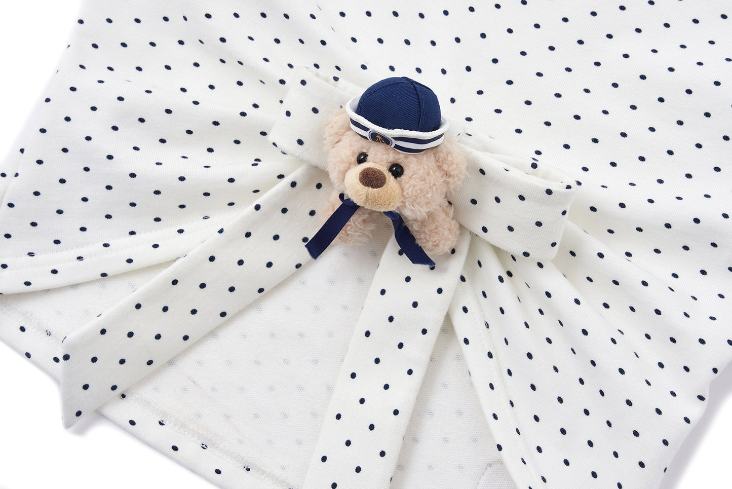 13DE MARZO Sailor Bear Polka Dot  T-Shirt