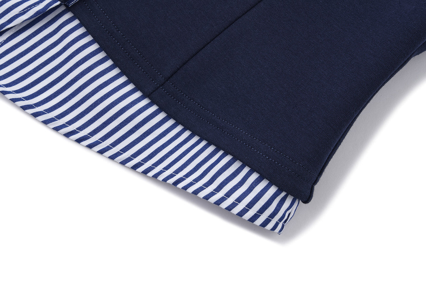13DE MARZO Lines Bear Tight Shirt Nazy Blue