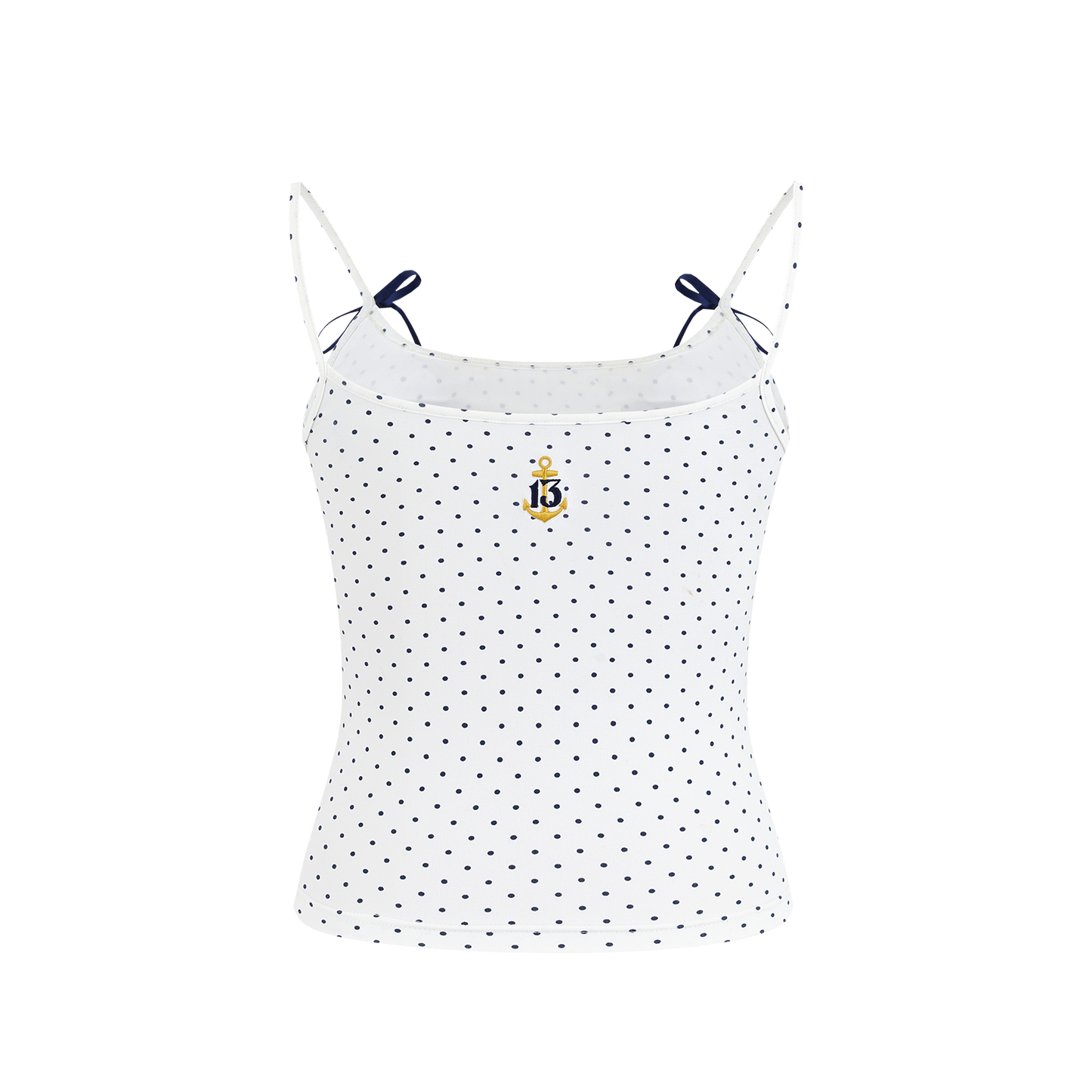 13DE MARZO Sailor Bear Polka Dot Camisole
