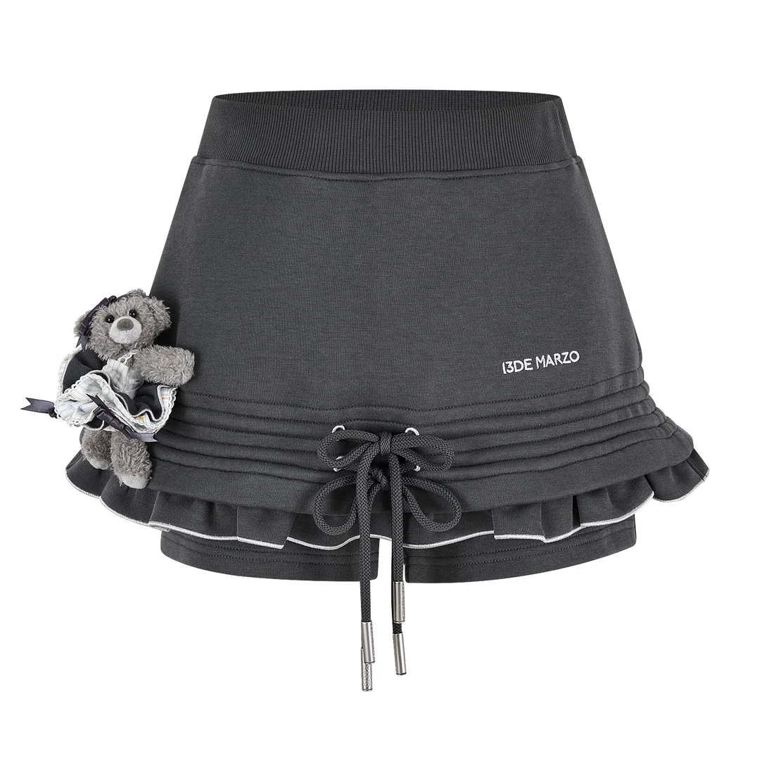 13DE MARZO Two-piece Style Hoodie Skirt