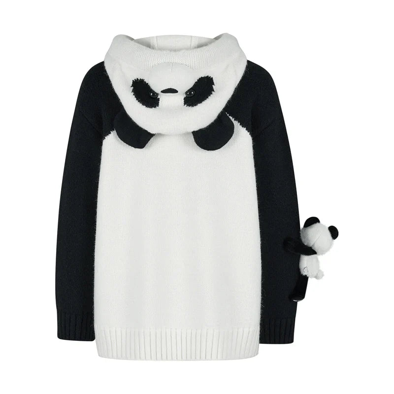 13DE MARZO Panda Bear Hoodie