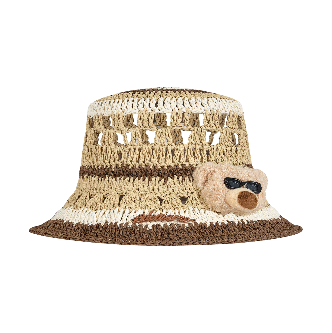 13DE MARZO Crochet Bucket Hat Khaki