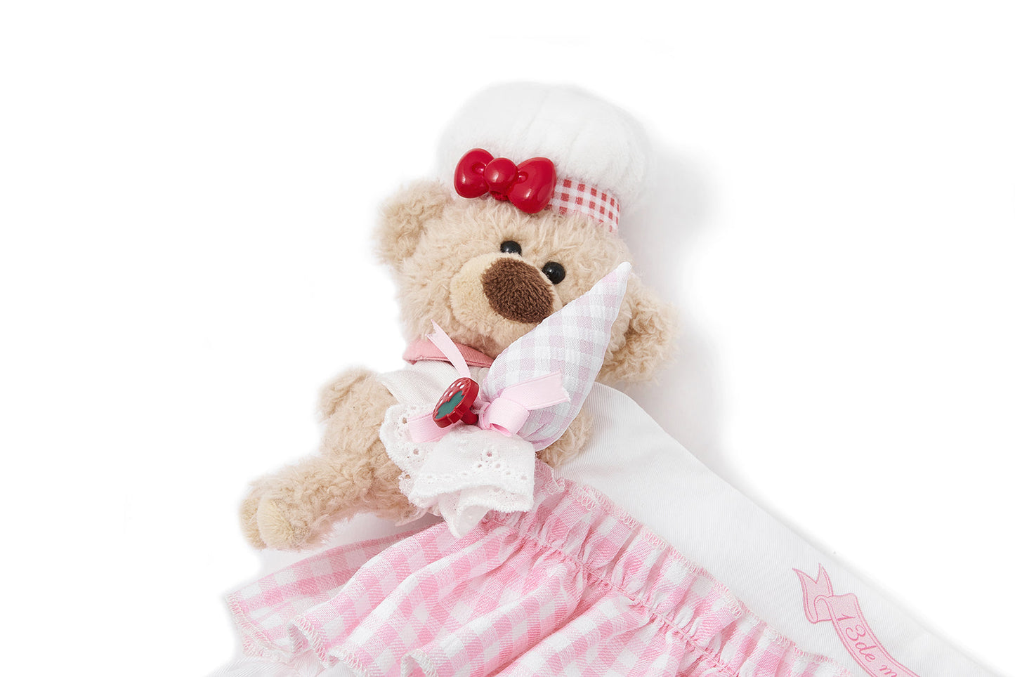 13DE MARZO BabyBear Strawberry Cake Layered Skirt