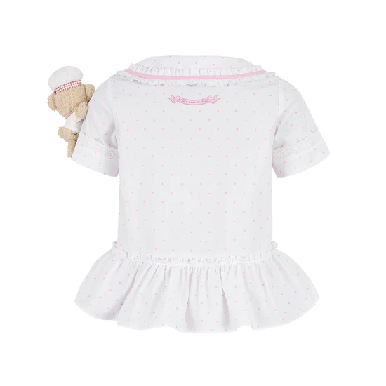 13DE MARZO BabyBear Strawberry Polka Shirt
