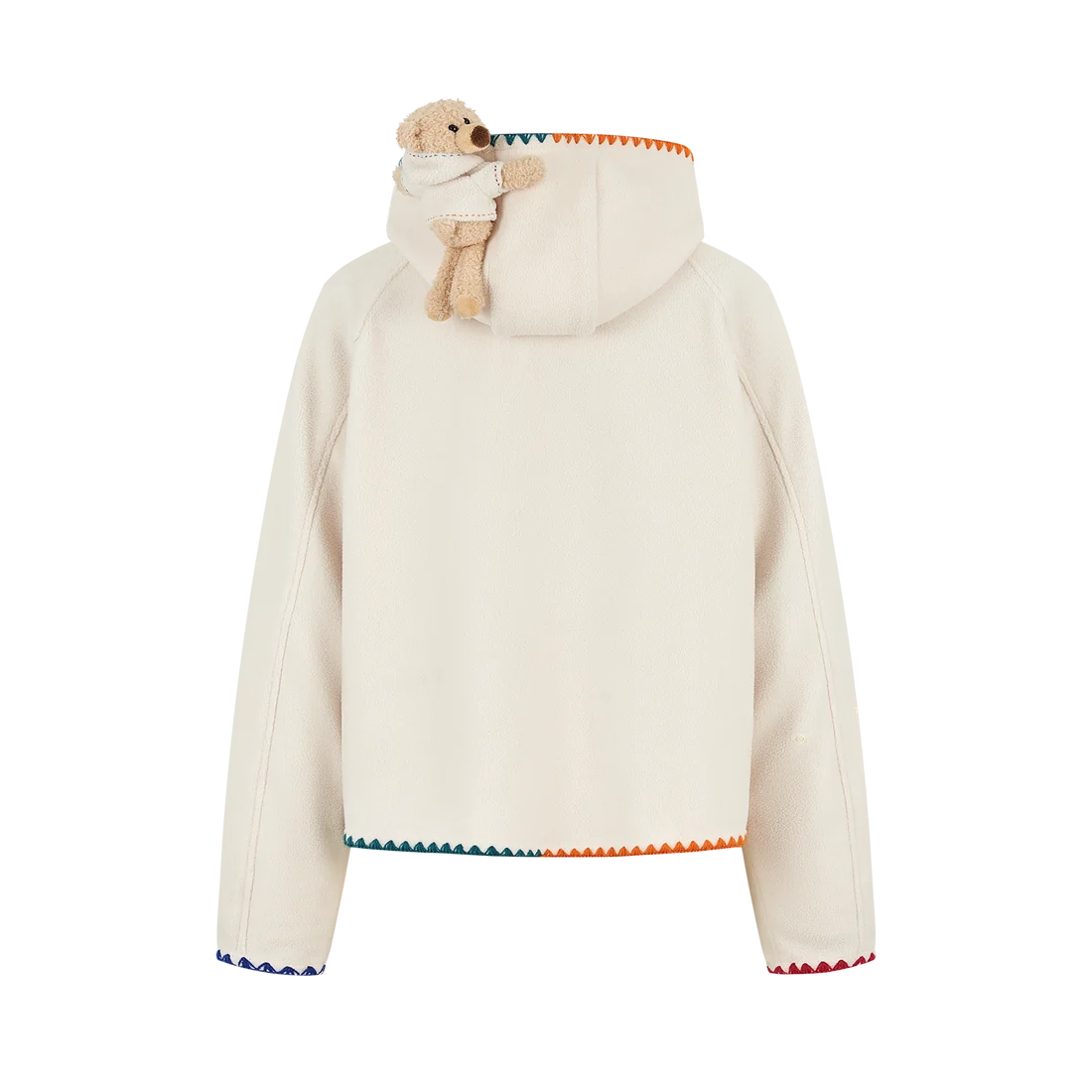 13DE MARZO Marzo Valley Fleece Jacket White