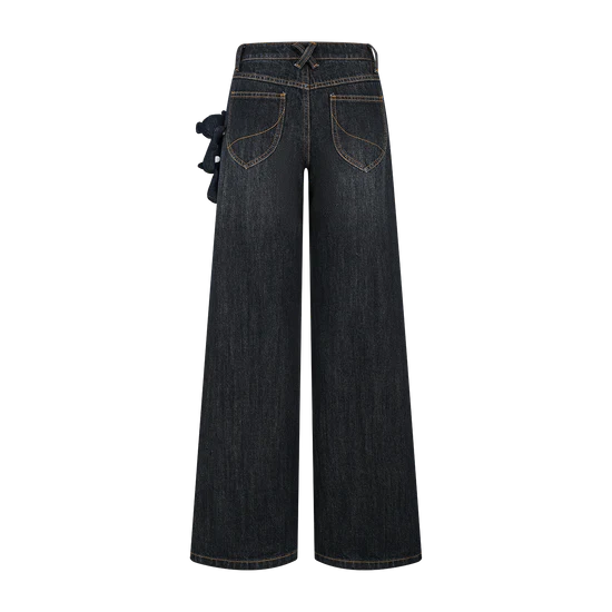 13DE MARZO Doozoo Straight-leg Jeans Navy Blue