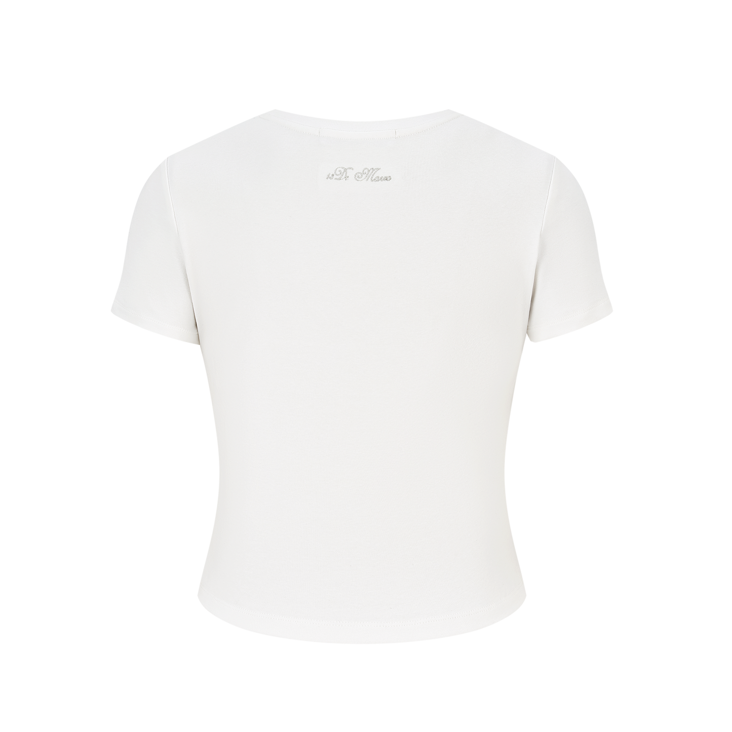 13DE MARZO Bear Magic Mirror Top White