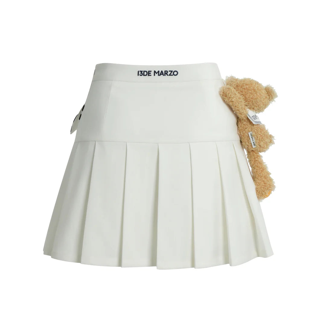 13DE MARZO Bear Sailor Dress White