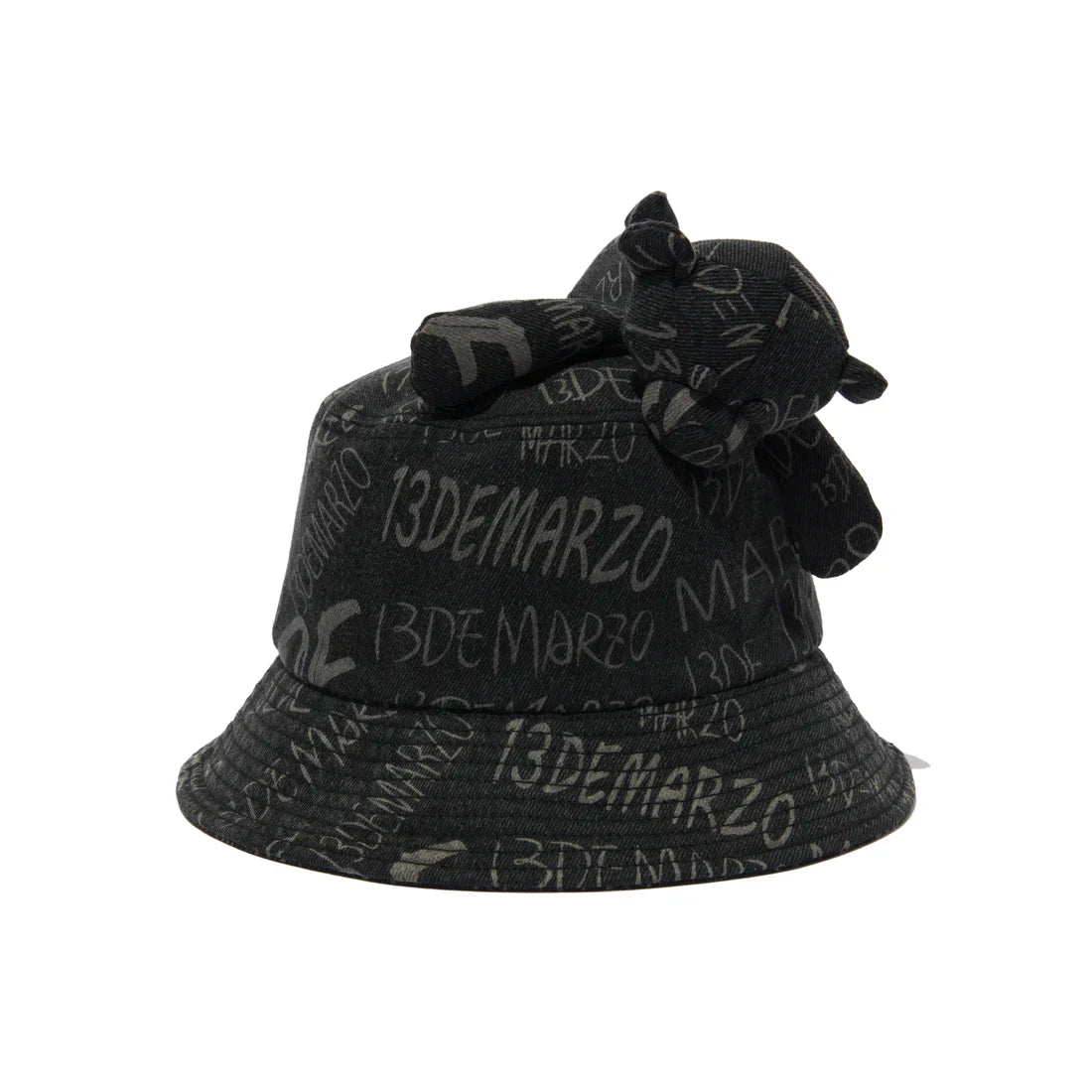 13DE MARZO GRAFFITI LOGO DENIM BUCKET HA
