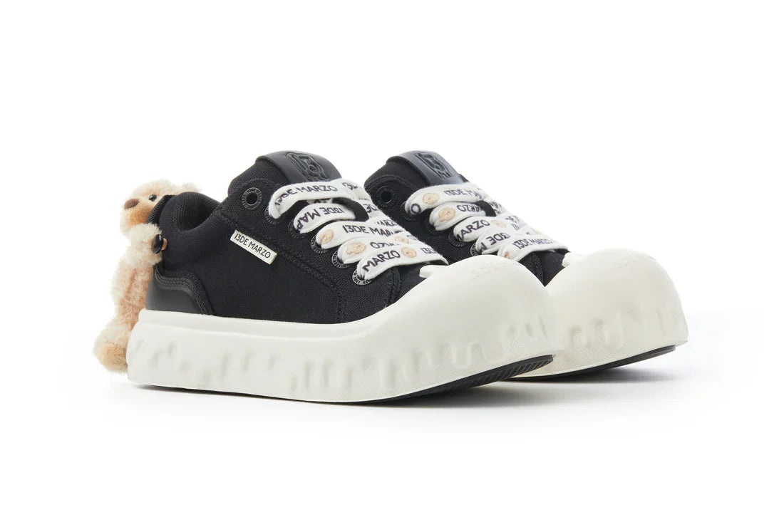 13DE MARZO BEAR MELT CANVAS SNEAKERS