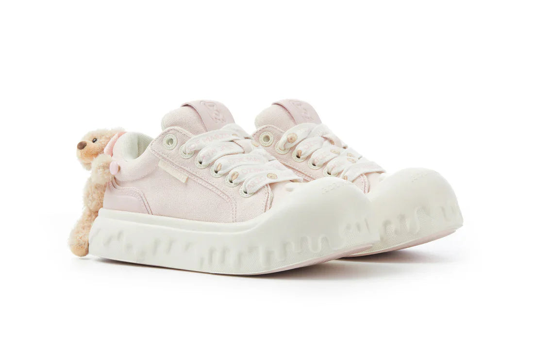 13DE MARZO BEAR MELT CANVAS SNEAKERS
