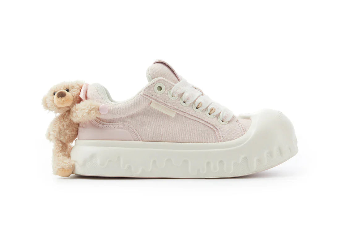 13DE MARZO BEAR MELT CANVAS SNEAKERS