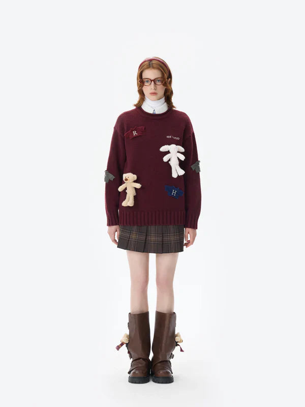 Harry Potter × 13DE MARZO Harry and Weasley Vintage Sweater
