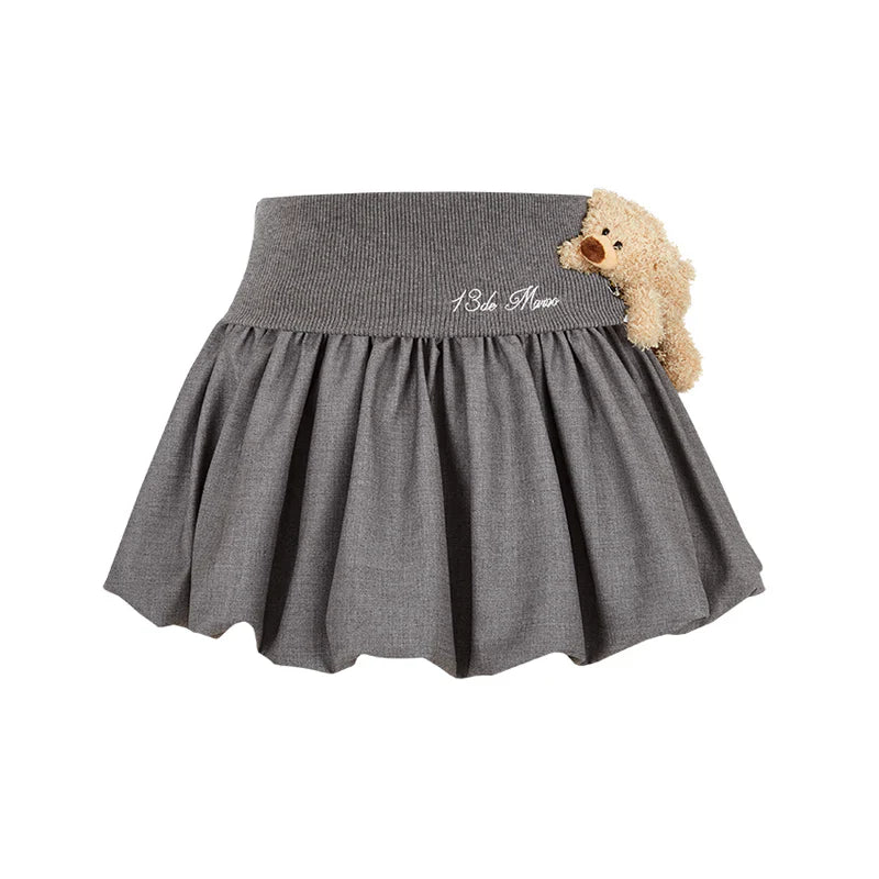 13DE MARZO Bear Upper Bud Skirt