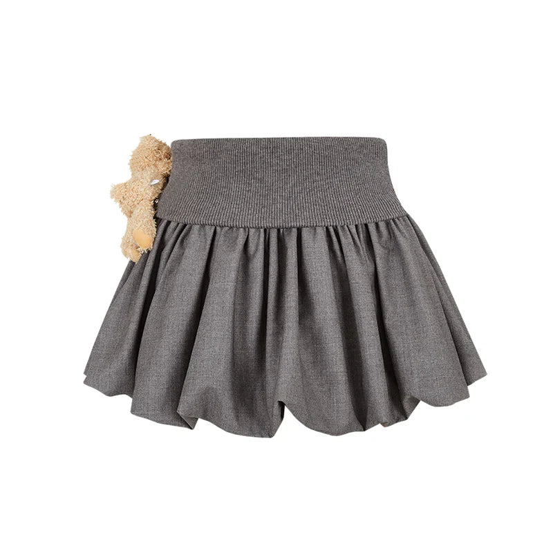 13DE MARZO Bear Upper Bud Skirt