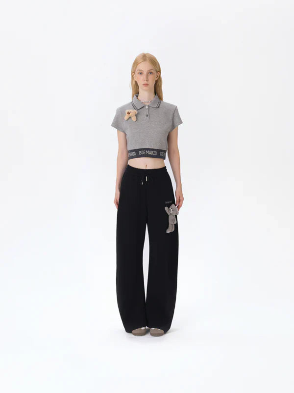 13DE MARZO Casual Bear Blade Sweatpants