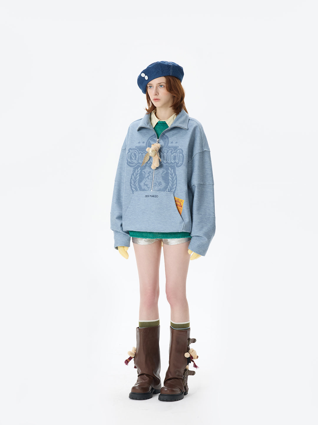13DE MARZO Bear High Boots Brown