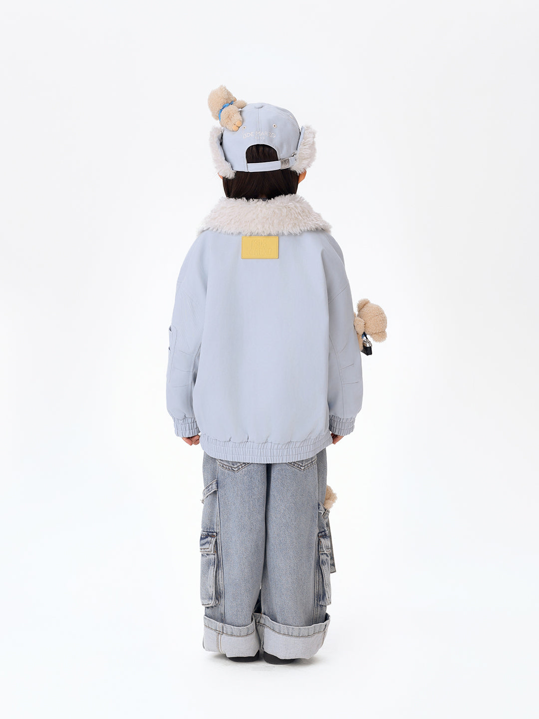 13DE MARZO BabyBear Travel Badge Jacket Blue