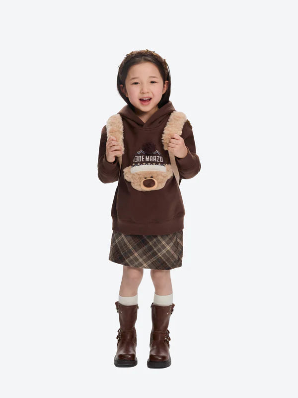 13DE MARZO BabyBear Fuzzy Backpack