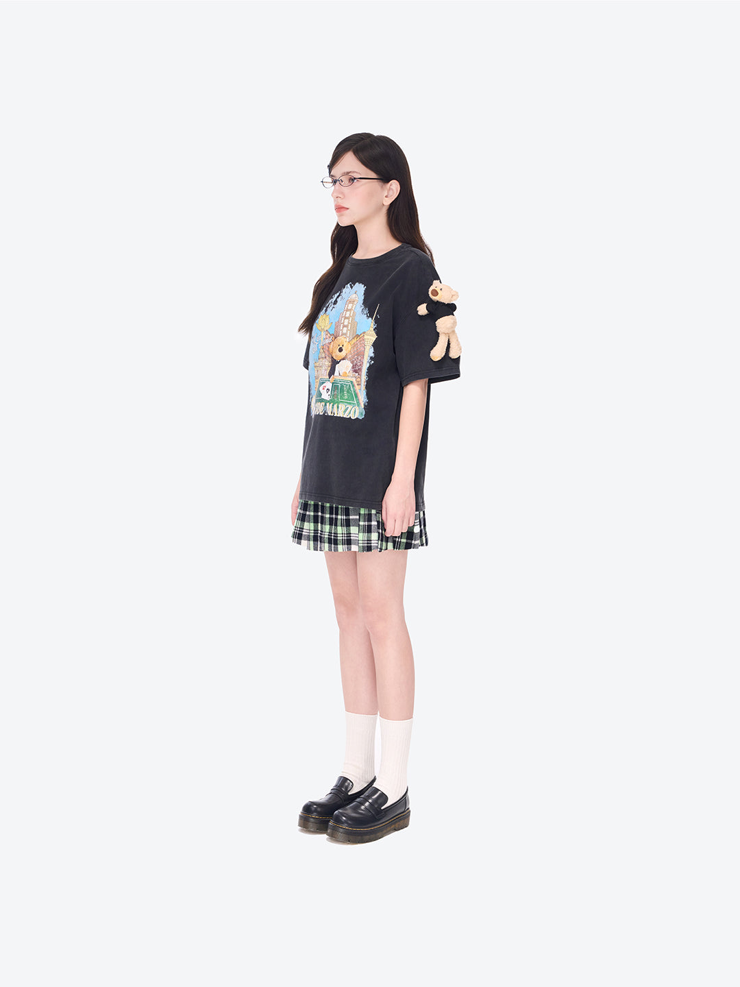 13DE MARZO Bear Macau Resort T-shirt Black