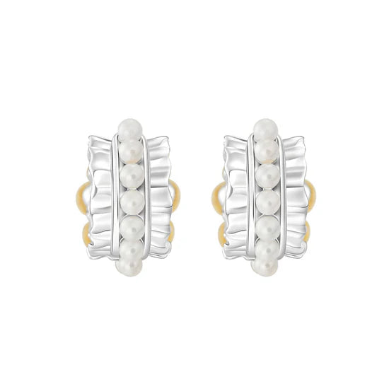13DE MARZO Bear Pearl Earring