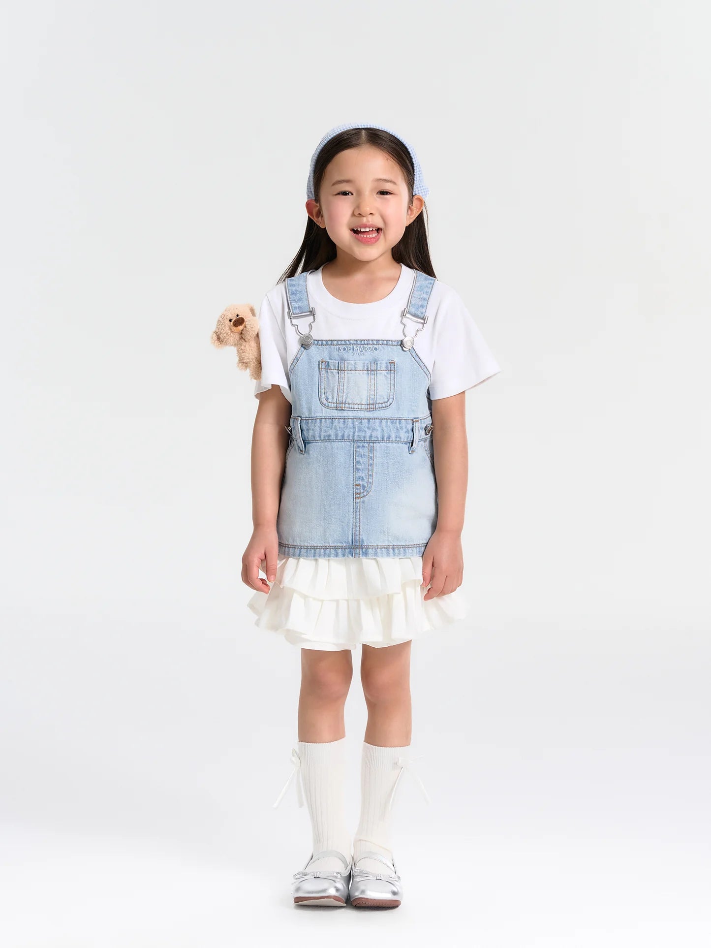 13DE MARZO BabyBear Printing Overall T-shirt