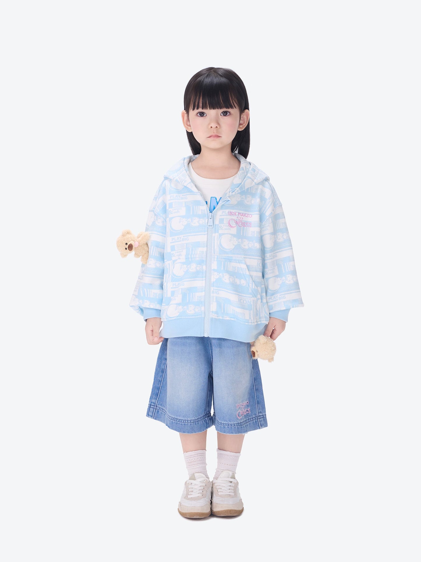 13DE MARZO BabyBear Bubblegum T-shirt Blue