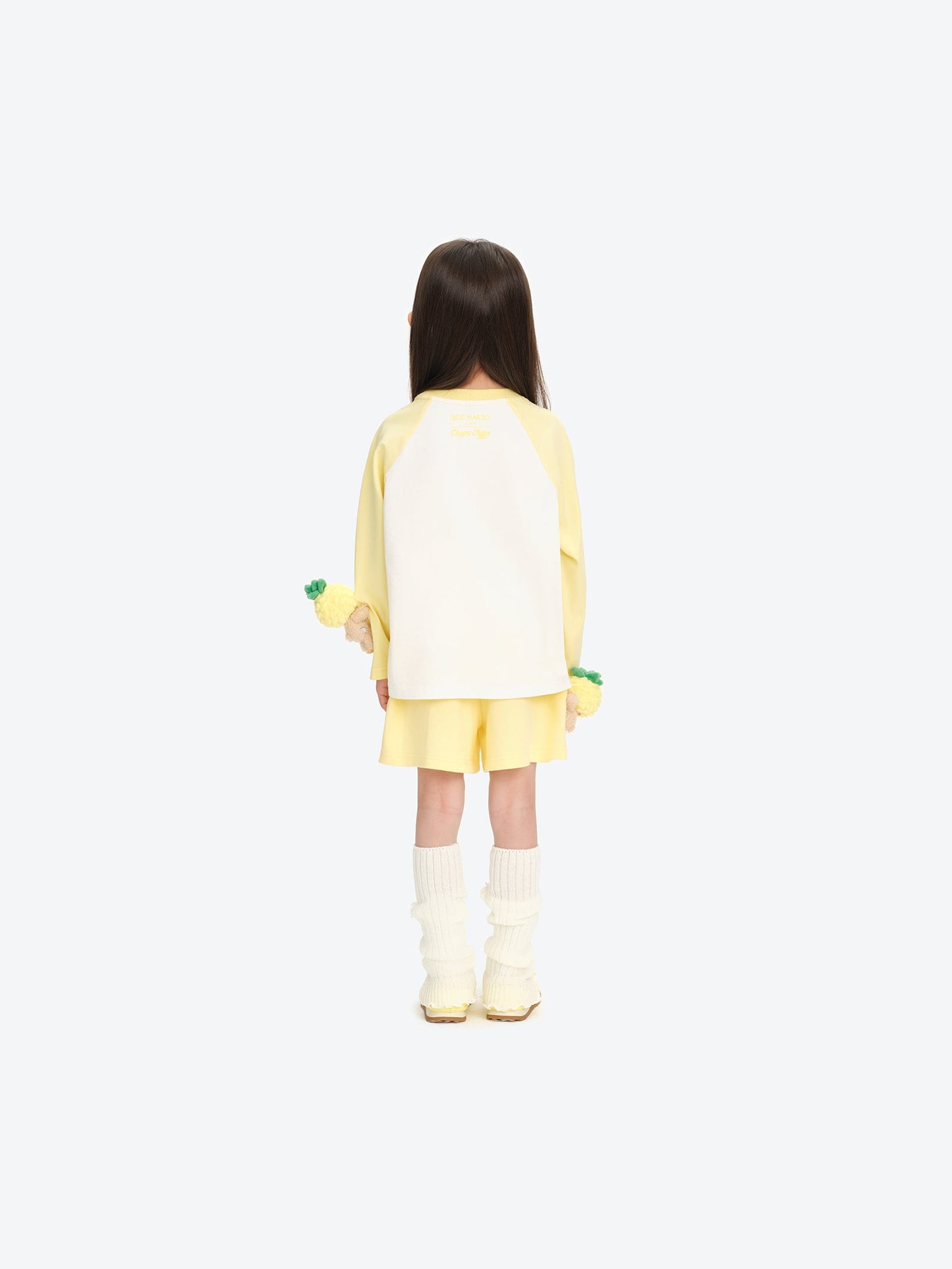 13DE MARZO BabyBear Lollipop Raglan Long Sleeve Yellow