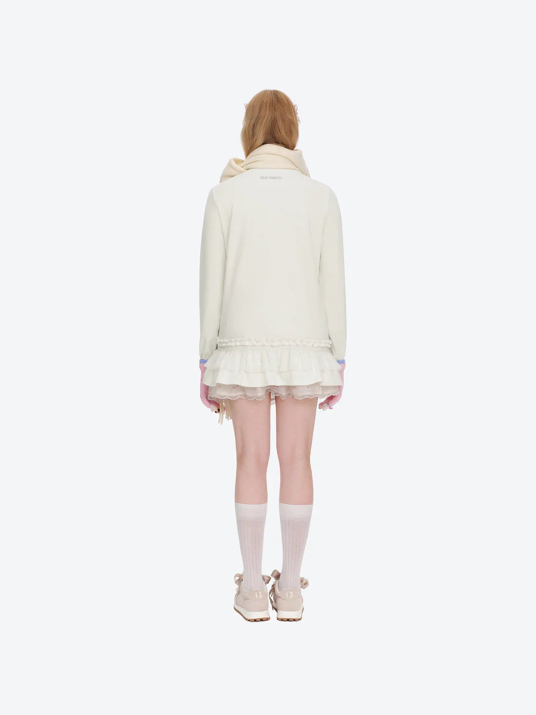 13DE MARZO Round-Toe Casual Sneakers Khaki