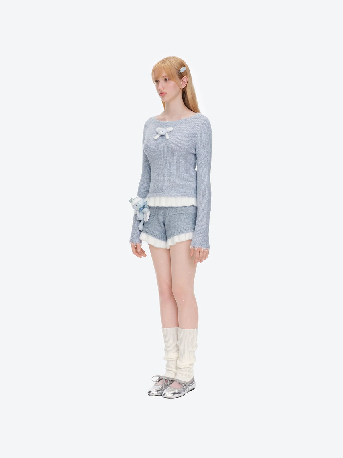 13DE MARZO Nighty Night Bear Long Sleeve Top