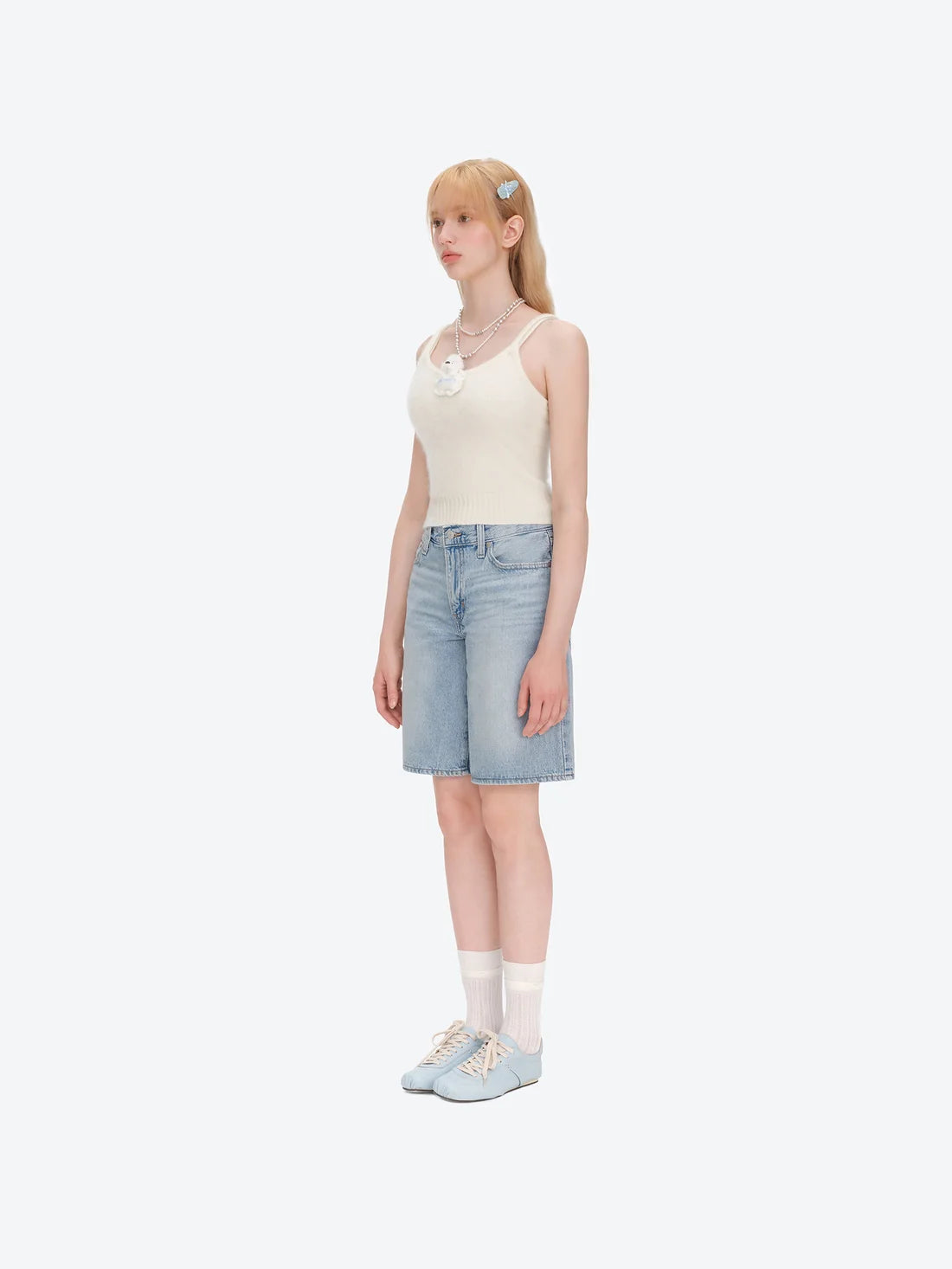13DE MARZO Nighty Night Bear Knit Camisole