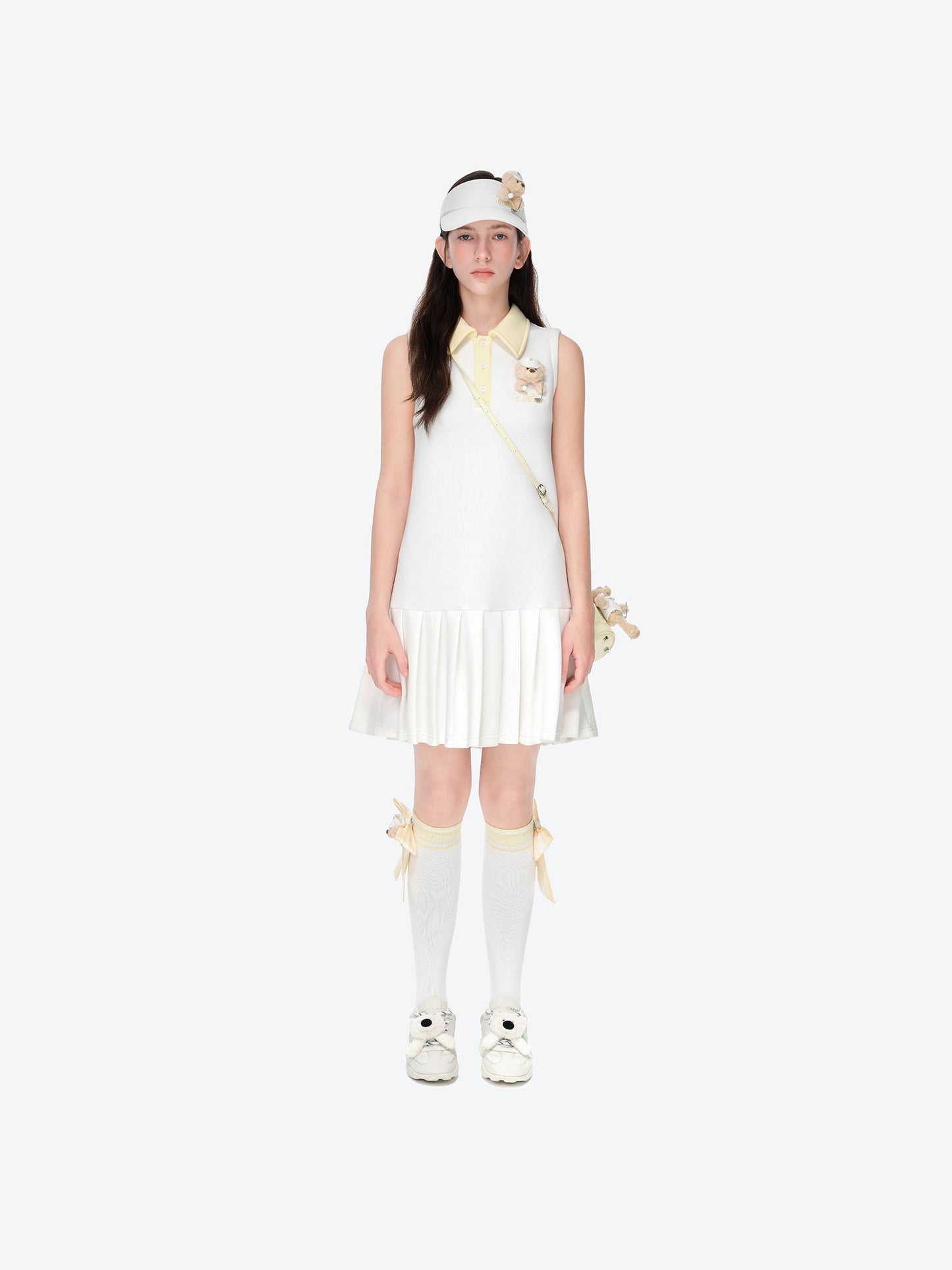 13DE MARZO Golf Mid-Calf Socks White